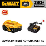 100% Original Dewalt 20V Battery 2AH 9AH Li-Ion Replacement Battery Charger Combo DCB202 DCB609 DCB209 DCB206 Power Tool Battery