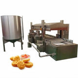 Fish Shrimp Prawn Coating Frying Production Line for Sardine Cod Fish Ball Battering Fryer Food Factory Custom