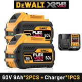 New 100% Original Dewalt 9.0Ah 20V/60V Power Tool Battery DCB206 DCB206 DCB205 DCB200 DCB203 For Dewalt power tool
