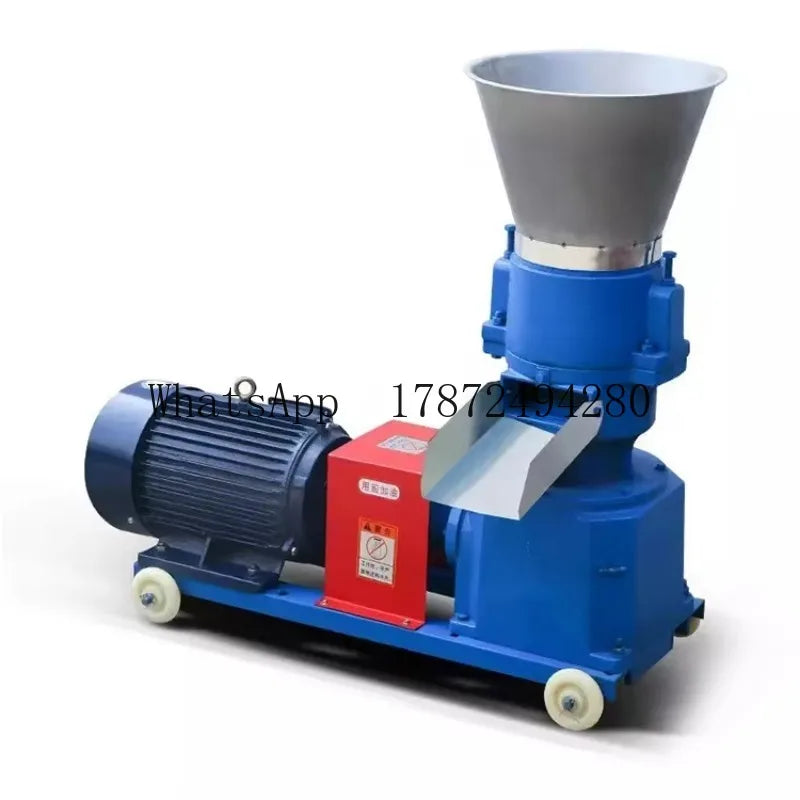 Small wood poultry chicken fish pig goat cow cat animal pellet manufacturing pelletizer feed processor