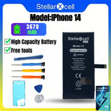 High Cpacity Cell + 7037 TI Ultra Battery Replacement for iPhone StellarXcell11 13mini 15 IP14 Pro Max 12 16 16pro 16promax