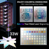 SCULPFUN S30 Ultra Laser Engraver with Air Assist 33W Output Laser Cutter 600x600mm Working Area Laser Engraver for Wood Metal