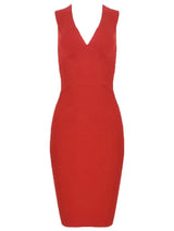 BEAUKEY Vintage Plunge V Tank Wine Red Bandage Dress Summer 2023 Women Criss Evening Party Dresses XL Green White Tight Vestidos