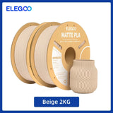 ELEGOO Matte Filament PLA 1KG for FDM 3D Printer PLA Elegoo 3D Printer Filament Dimensional Accuracy +/- 0.02mm