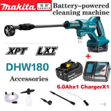 2026 New Model Makita DHW180 18V LXT Cordless High‑Pressure Washer Portable High‑Flow Battery Powered Cleaning Power Tool
