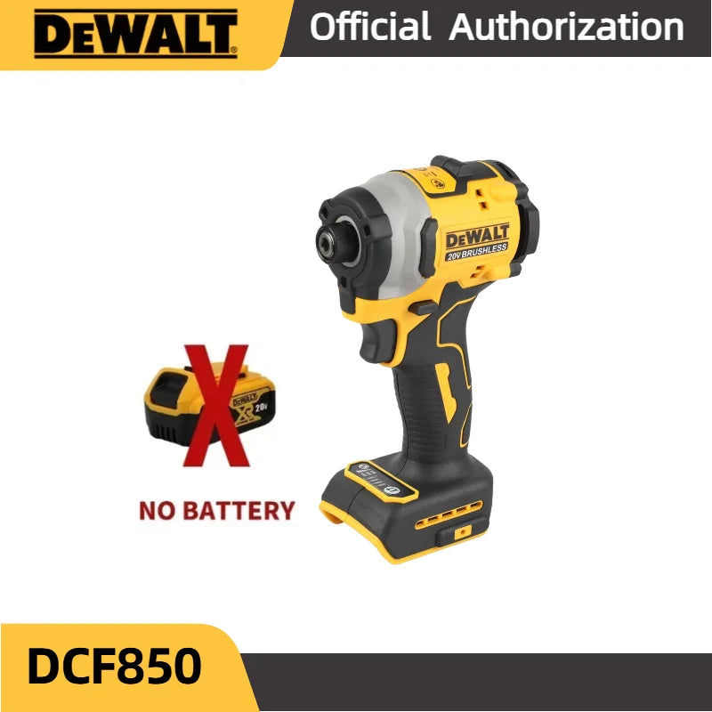 DeWalt DCF860 20V Rechargeable Cordless Electric Screwdriver, Lithium-Ion Battery, Power Tools, High Torque Original drill press