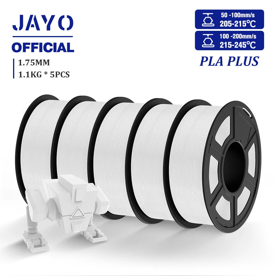 JAYO PLA/PLA META/PETG/SILK/PLA+/Wood/ ABS/Marble 3D Printer Filament 1.75mm 5KG 3D Printing Materials for 3D Printer&3D Pen