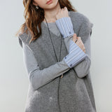 TOYOUTH Women T-Shirts 2026 Spring New Cotton Splicing Diagonal Cut Asymmetric Casual Tops