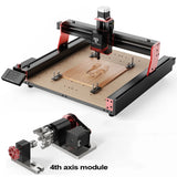 Twotrees TTC450 PRO Laser Milling Engraver Machine 4 AxisDIY Woodworking Cutting Screen UI Upgrade Support Switching Laser Mode