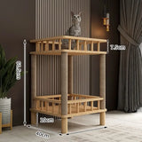 I L Solid Wood Cat Nest Cat Climbing Frame Space Capsule Cat Villa Nest Shelf Pet Toy Scratchers Products Furniture Accessories