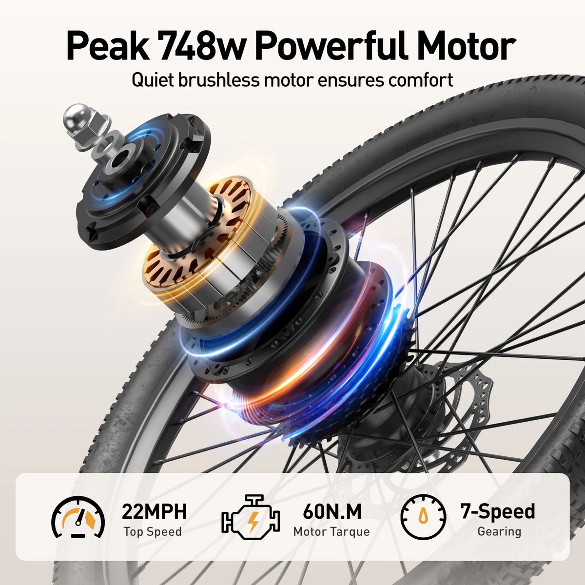 Aairsk SU7 Adult E-bike 400W Motor Ebike 36V 15Ah Battery Electric Bike 24 Inch Tire Women's Electric bicycle