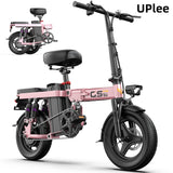 UPlee GS5 500W Peak Motor Electric Bike 48V15AH Removable Battery Electric Bicycle 14Inch Folding Multiple Shock Absorbers E-Bike