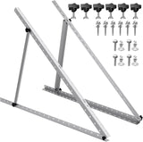RVPOZWER 47in Adjustable Solar Panel Mount Bracket Heavy‑Duty Tilt Legs Stand 1/2/4 PCS for Roof RV Caravan Boat Off‑Grid Outdoor Solar Panel Installation