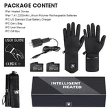 Savior Heat Electric Heated Glove Liners for Men Women Rechargeable Battery Heating Riding Ski Snowboarding Cycling Thin Gloves
