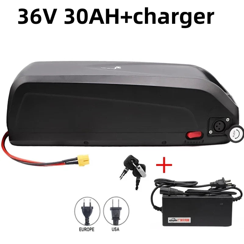Hailong Bicycle 36V 30AH/ Hailong Battery Pack Polyester DP-9 with , Motor 750W/1000W BMS Built in Power Battery 100% original