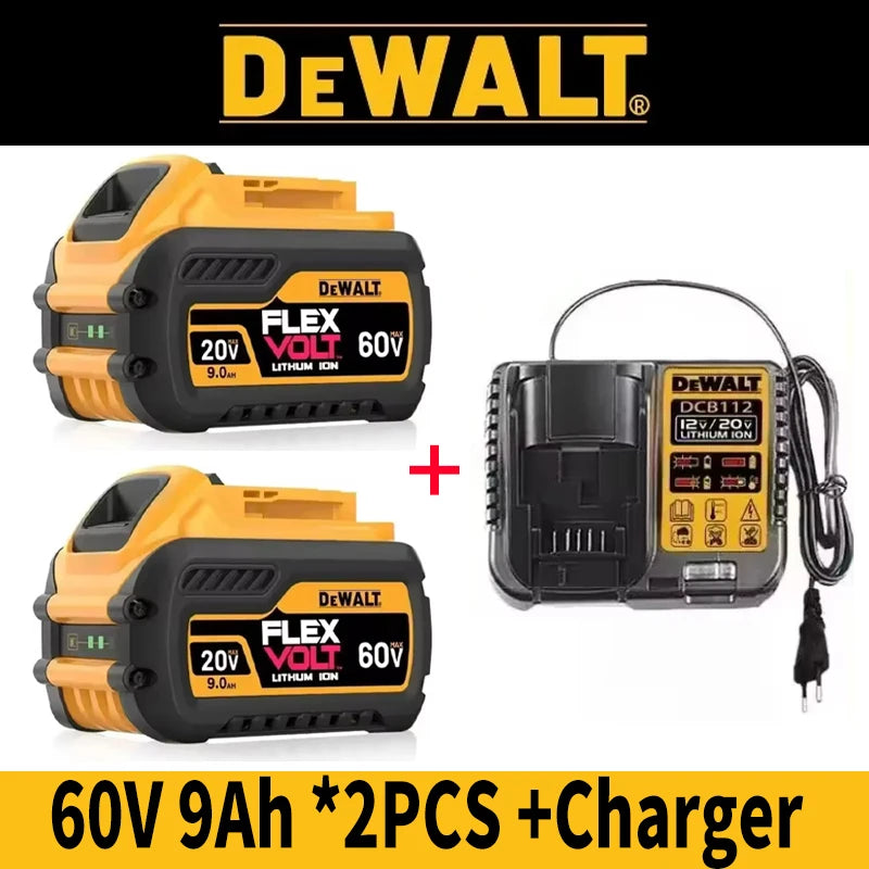 100% Genuine Dewalt 20V Battery ,20V 6Ah 5Ah Rechargeable Battery &Charger DCB206 For Dewalt Power tool Replacement battery