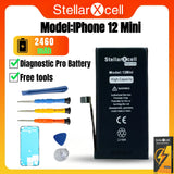 StellarXcell Diagnostic Battery Show Genuine Part No Pop Up Message for iPhone 12mini 13Pro 14Plus 15Promax Battery Replacement
