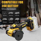 DeWALT Cordless Angle Grinder 3 Inch Mini Polishing Grinding Machine Electric Cutting Power Tools For 20V 18V Battery