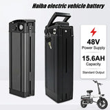 48V Folding Bicycle Battery 12Ah 20Ah 30Ah 40Ah 18650 Lithium Battery Suitable for Motor Power 250-800 Watts