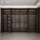 Customized Modern Wardrobes Cabinet Bedroom Furniture Storage Armoire Wardrobe Closet Designs