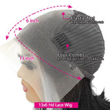 220% Density Lace Front Wigs Human Hair Body Wave P4/27 Highlight 13x4 13x6 HD Lace Frontal Colored 40 46 Inch Human Wig