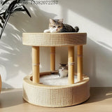 CL  frame toy integrated cat nest small sisal household cat scratching board shelf climbing column supplies
