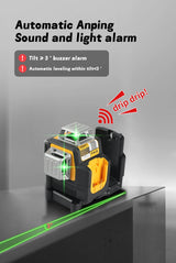 DEWALT 089 12-Line 3-Side 360° Green Laser Level 12V Strong Light
