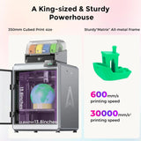 Creality K2 PLUS Combo 3D Printer Enclosed Chamber Design with 600mmS HighSpeed Printing AutoBedLeveling and FilamentRunoutS