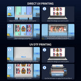 A3 UV Printers For Epson XP600 Impressora A3 UV DTF Printing Machine A3 UV Printers For Acrylic PVC Phone Case Wood Glass