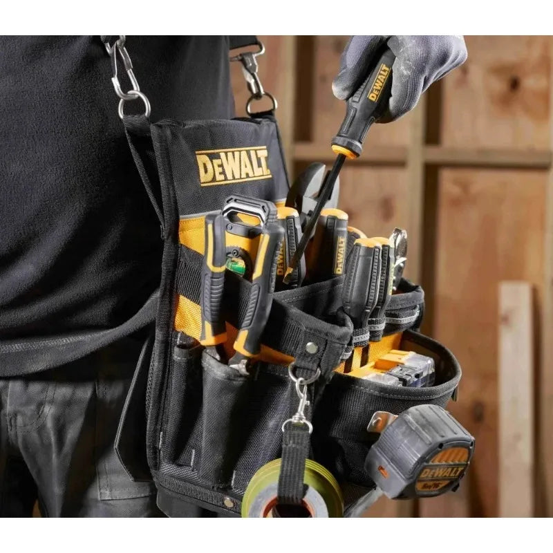 DEWALT DWST83541-1-23 Large Tool Bag Organiser - TSTAK Compatible, Waterproof, Hard Bottom, Strong Durable Tool Pouch