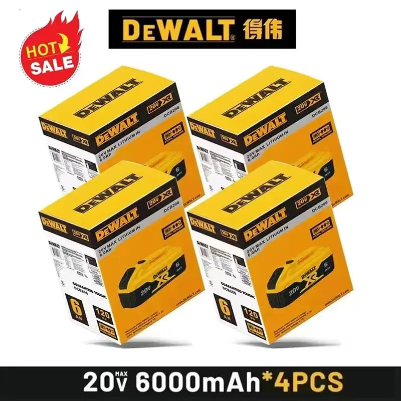 6Ah 9Ah DeWALT 100% Original Battery 20V/60V MAX FlexVolt for DCB606 DCB205 DCB206 DCB209 DCB182 Power Tool with Battery