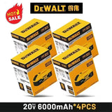 6Ah 9Ah DeWALT 100% Original Battery 20V/60V MAX FlexVolt for DCB606 DCB205 DCB206 DCB209 DCB182 Power Tool with Battery