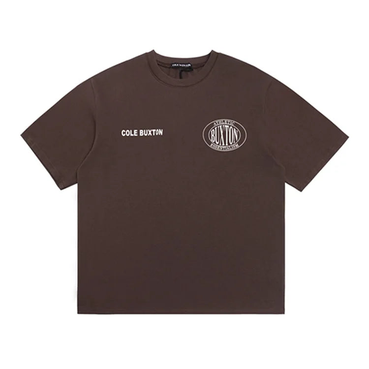 Classics Cole Buxton Simple Short Sleeve Men's Couple Ins Spring and Summer Loose Trend T-Shirt Women's CB Short Sleeve