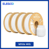 ELEGOO 4KG/5KG/10KG 1.75mm Matte PLA Filament
