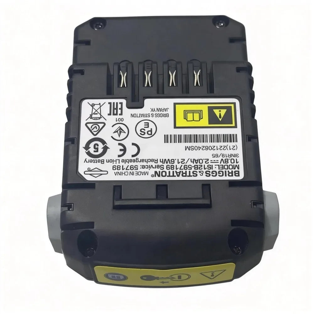 100%Original 2Ah for BRIGGS STRATTON INSTART TECHNOLOGY 10.8V IS12B-593560 575IS 675IS 850 Electric Diesel Engine Battery