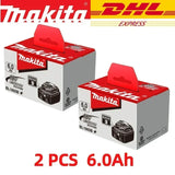 ️️️100% Original Makita 6Ah/5Ah for Makita 18V Battery BL1830B BL1850B BL1850 BL1860 Replacement Lithium Battery