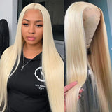 Deep Wave Honey Blonde Human Hair Wig #27 Curly HD Transparent Lace Front Wigs For Women Pre Plucked Wigs 200% Density 30 Inch