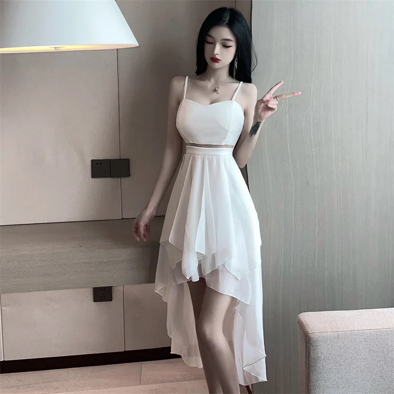 Elegant Mermaid Tulle Skirt Off-Shoulder Birthday Dress Candlelight Night Song Luxury Strapless Gown for Women Summer Party D...