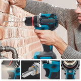 Pro-Grade Original Makita DDF487 Cordless Driver Drill Brushless Electric Impact Screwdriver 18V Rechargeable Power Tool