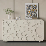 Painted dining side cabinet Solid wood porch cabinet Modern simple decorative cabinet