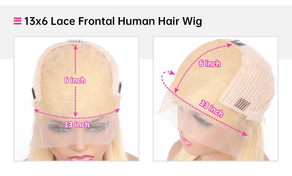38 Inches 220 Density 360 Lace Frontal Wigs Straight Lace Frontal Wig