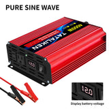 Pure Sine Wave Inverter 3500W/4000W/4500W/5000W inverter  12v converter 60HZ Portable camping car available US socket