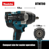 Makita Brushless DTW700 Cordless Electric Impact Wrench 1/2 Inch 18V Battery Compatible Power Tool for Automotive Repair