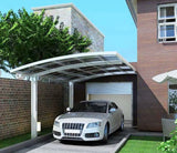 Modern Aluminum Carport Single L-shape Customized Outdoor Garden Parking Shelter for Driveway Yard Garden Canopy Tent