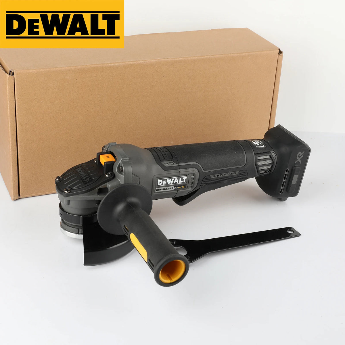DEWALT 20V Cordless Angle Grinder 800W Power 125mm Wheel with Detachable Auxiliary Handle for Heavy Duty Industrial Jobs tools