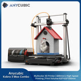 ANYCUBIC Kobra 3 Max Combo FDM 3D Printer Up to 600mm/s Maximum Print Speed Massive Build Volume 500*420*420mm Smart APP Control