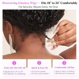Glueless Wig Human Hair Burmese Curly 7x6 Lace Closure Wig Beginner Friendly HD Lace Bleached Knots Remy Human Hair Wigs