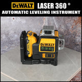 DEWALT DW089LG 12-Line 3-Side 360° Green Laser Level 12V Outdoor Super