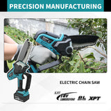 Makita 18V Cordless Chainsaw for Woodworking with Small Handheld Electric 6-inch Logging Sawzall Mini Portable Chainsaw