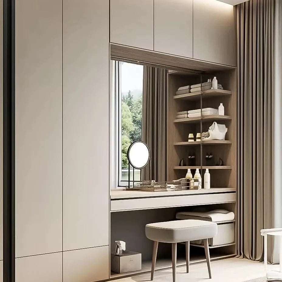 Any Size Custom Zero Formaldehyde Eco Honeycomb Aluminum Alloy Wardrobe Bedroom Home Luxury Bed End Cabinet Multi Storage Sturdy